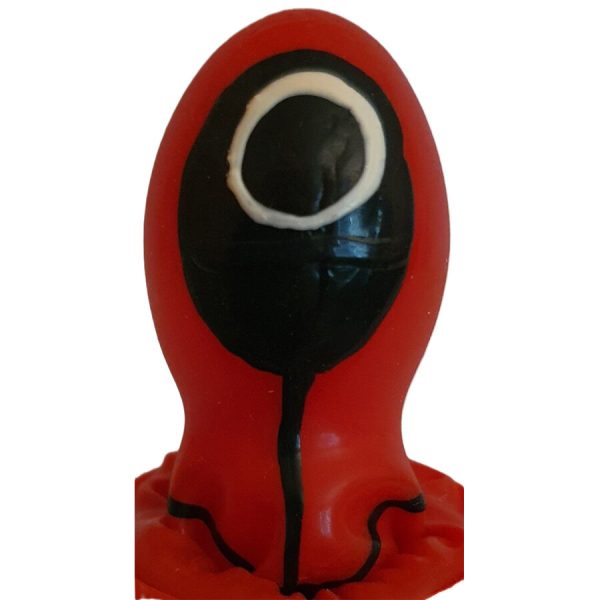 PRESERVATIVO DECORATIVO PINTADO À MÃO (CÍRCULO)