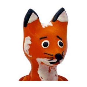 PRESERVATIVO DECORATIVO PINTADO À MÃO (RAPOSA) 1 PRESERVATIVO DECORATIVO