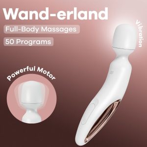 VARINHA MASSAJADORA SATISFYER WAND-ERLAND (BRANCO) - Image 6