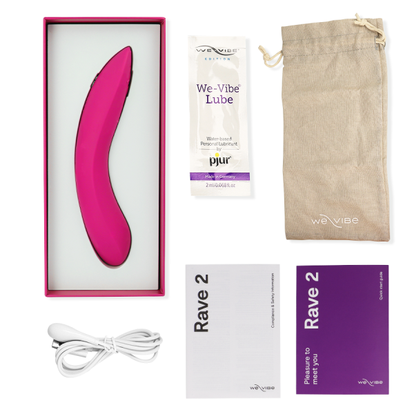 VIBRADOR DO PONTO G RAVE 2 (FÚCSIA)