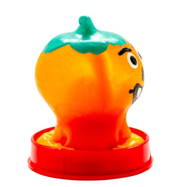 PRESERVATIVO DECORATIVO PINTADO À MÃO (ABÓBORA)