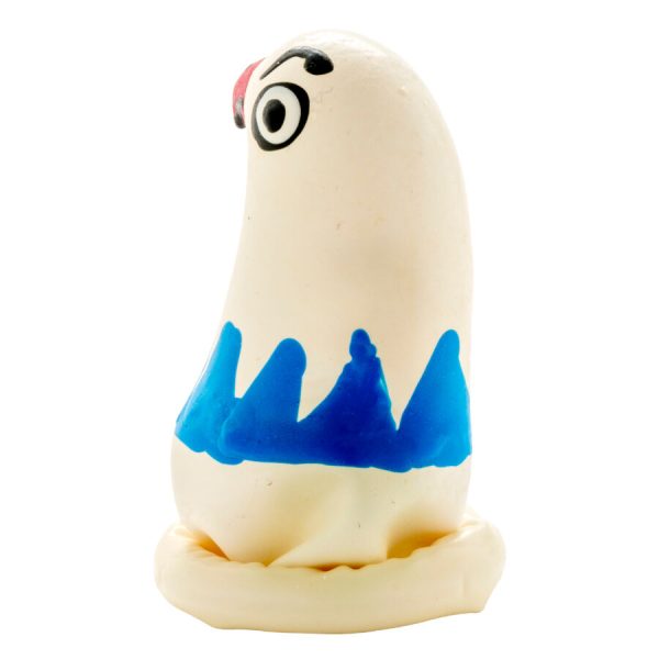 PRESERVATIVO DECORATIVO PINTADO À MÃO (ÁGUIA)