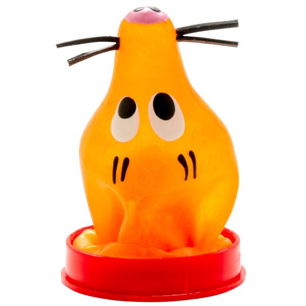 PRESERVATIVO DECORATIVO PINTADO À MÃO (RAPOSA)