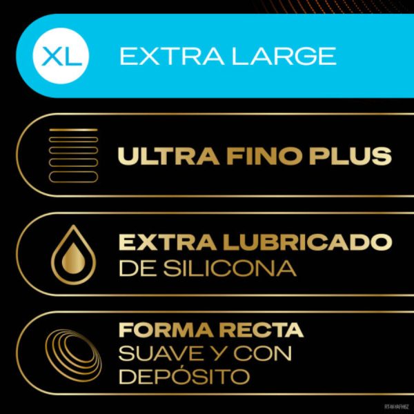PRESERVATIVOS DUREX CONEXÃO TOTAL XL ULTRA FINO | 10 UNIDADES