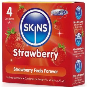PRESERVATIVOS SKINS MORANGO | 4 UDS - Image 2