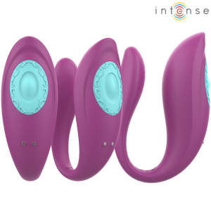 VIBRADOR PARA CASAL ANNIE COM COMANDO (ROXO) - Image 3