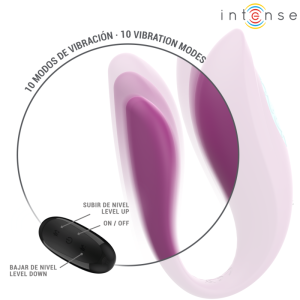 VIBRADOR PARA CASAL ANNIE COM COMANDO (ROXO) - Image 5