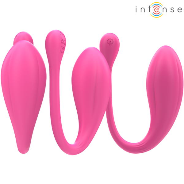 VIBRADOR PARA CASAL JANICE COM COMANDO (ROSA)