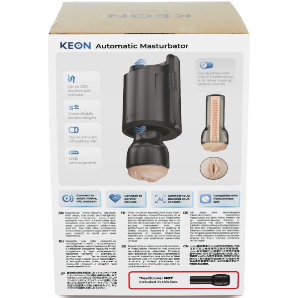 MASTURBADOR AUTOMÁTICO KEON WIFI 1 MASTURBADOR AUTOMÁTICO KEON WIFI