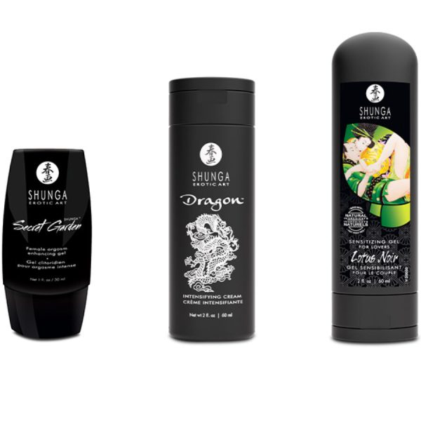 KIT DE ACESSÓRIOS E ÓLEOS SHUNGA (CALENDÁRIO DE DESEJOS)