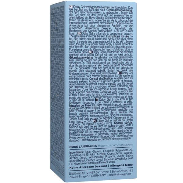 GEL RETARDANTE MISTER SIZE | 50 ML 3 GEL RETARDANTE MISTER SIZE | 50 ML