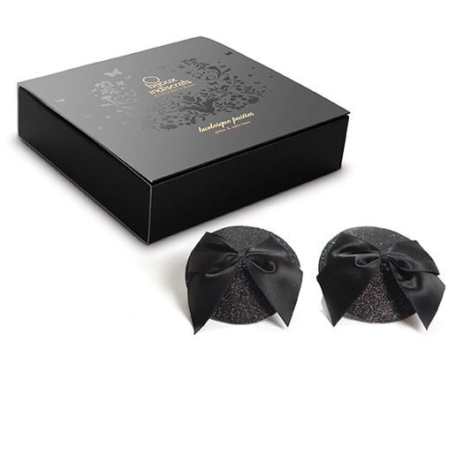 TAPA-MAMILOS BRILHANTES BURLESQUE (COM LAÇO)