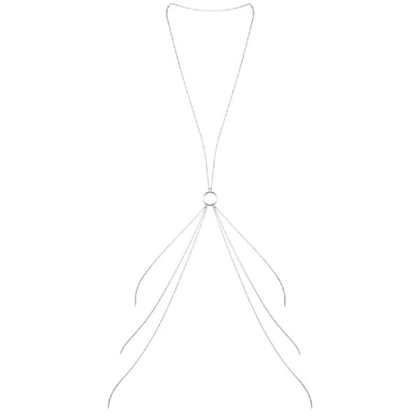 CORRENTES CORPORAIS BIJOUX MAGNIFIQUE EM 8 (PRATEADAS)