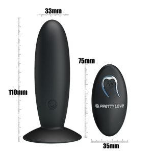PLUG ANAL VIBRATÓRIO RECARREGÁVEL COM COMANDO - Image 3
