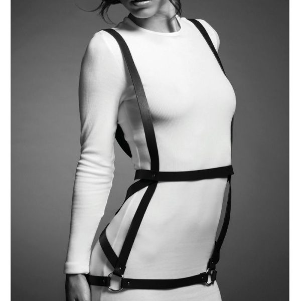 ARNÊS EM FORMA DE VESTIDO BIJOUX MAZE (CASTANHO)