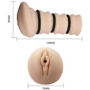 CRAZY BULL - MASTURBADOR CON ANILLOS MODELO VAGINA 2 - Image 5