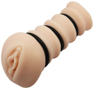 CRAZY BULL - MASTURBADOR CON ANILLOS MODELO VAGINA 2 - Image 1