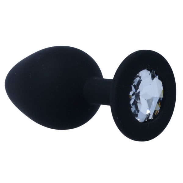 PLUG ANAL SHELKI M (PRETO) | 8 CM
