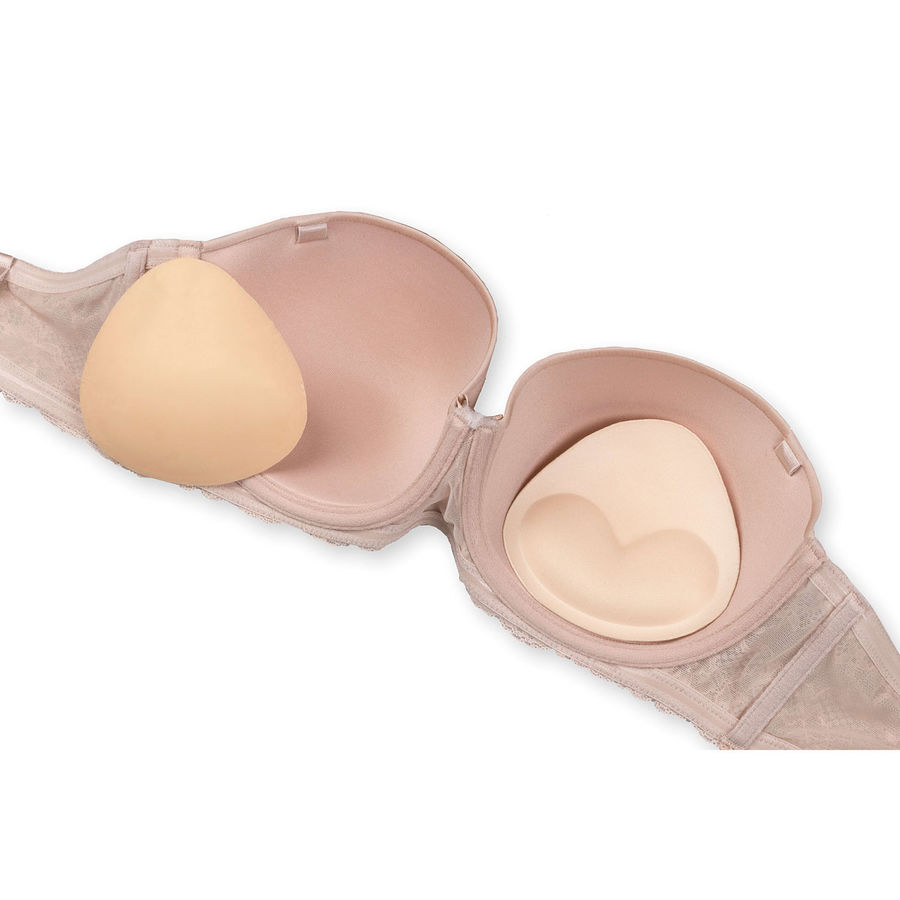 Flame Love Shop 12 ALMOFADAS ADESIVAS PUSH-UP PARA SUTIÃ (BEGE)