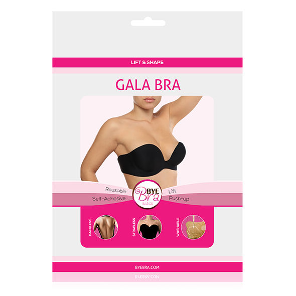 SUTIÃ ADESIVO PUSH-UP GALA BRA (PRETO) | COPA B