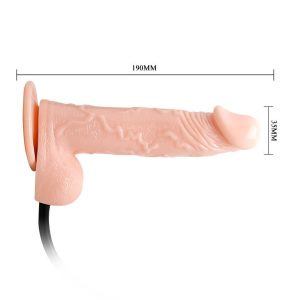 BAILE - DILDO REALÍSTICO VIBRADOR E INFLABLE - Image 3