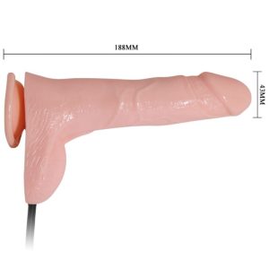BAILE - DILDO REALÍSTICO VIBRADOR E INFLABLE 18.8 CM - Image 9