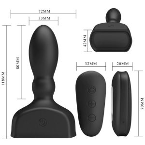 PLUG ANAL INSUFLÁVEL MARRIEL (COM VIBRAÇÃO) - Image 3