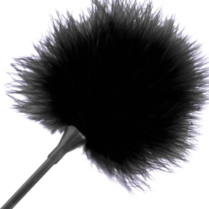 PLUMA ESTIMULADORA DARKNESS (PRETO) | 42 CM - Image 2