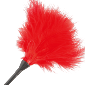 PLUMA ESTIMULADORA DARKNESS (VERMELHO) | 42 CM - Image 2