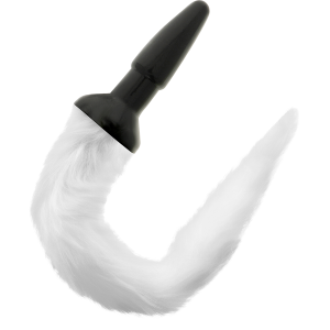 PLUG ANAL COM CAUDA DARKNESS (BRANCO) - Image 2