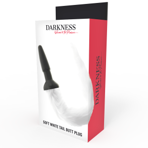 PLUG ANAL COM CAUDA DARKNESS (BRANCO) - Image 3