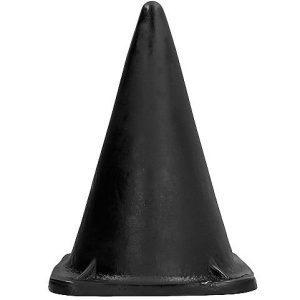 PLUG ANAL TRIANGULAR ALL BLACK | 30 CM - Image 2