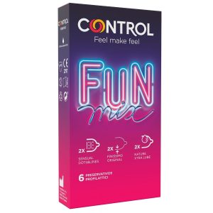 PRESERVATIVOS CONTROL FEEL FUN MIX | 6 UNIDADES 2 PRESERVATIVOS CONTROL