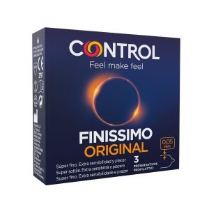 PRESERVATIVOS CONTROL FINISSIMO | 3 UNIDADES 2 PRESERVATIVOS CONTROL