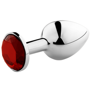 PLUG ANAL DE METAL (VERMELHO) | TAMANHO S 2 PLUG ANAL DE METAL