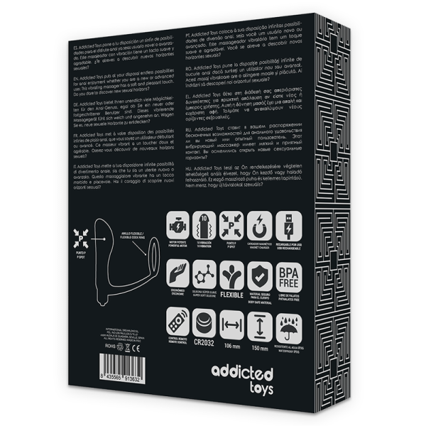 PLUG ANAL COM ANEL PARA O PÉNIS #6 (COM CONTROLO REMOTO) 7 PLUG ANAL COM ANEL PARA O PÉNIS #6 (COM CONTROLO REMOTO)
