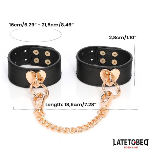 LATETOBED BDSM LINE – KIT BONDAGE DE 8 PEÇAS EM COURO COM MALA DE ARMAZENAMENTO - Image 12