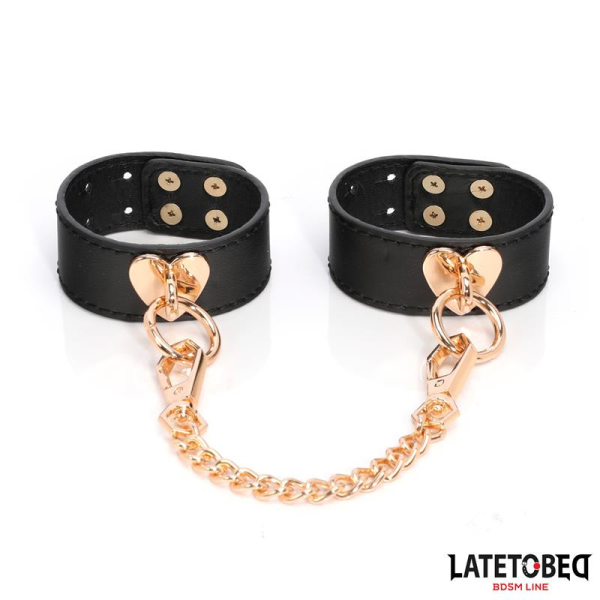 LATETOBED BDSM LINE – KIT BONDAGE DE 8 PEÇAS EM COURO COM MALA DE ARMAZENAMENTO