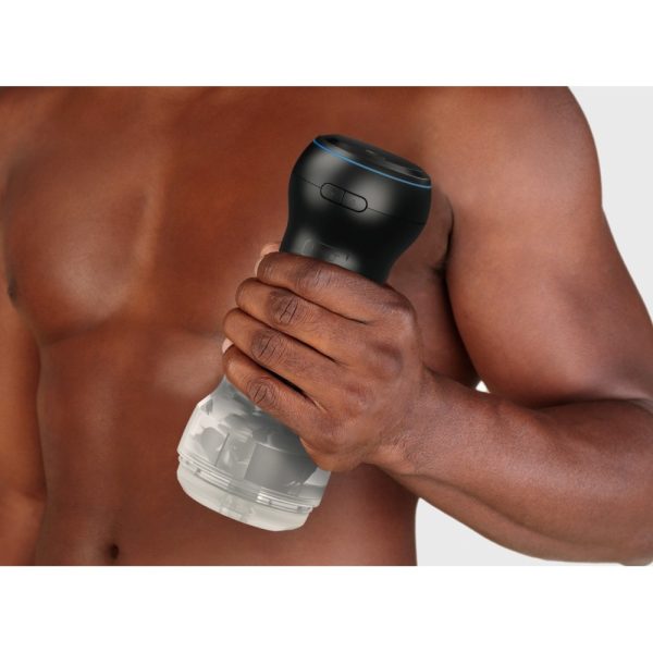 MASTURBADOR FEEL POCKET STROKER CRYSTAL + POWERBLOW COMBO