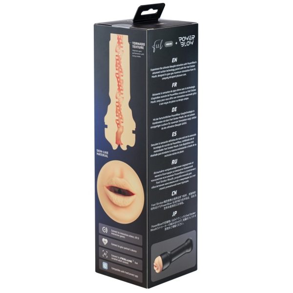 MASTURBADOR FEEL STROKER BOCA + POWERBLOW COMBO