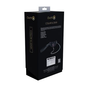 COLEIRA COM TRELA VENICE COLLECTION (PRETO) - Image 3