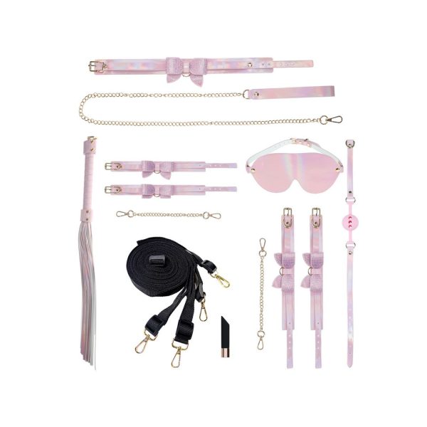 KIT BDSM COM BOLSA PARIS COLLECTION (ROSA)