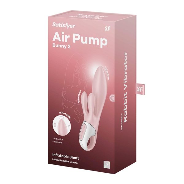 VIBRADOR SATISFYER AIR PUMP BUNNY 3 (ROSA)