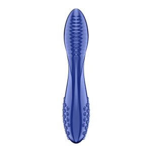 DILDO DE VIDRO SATISFYER DAZZLING CRYSTAL 2 (AZUL) - Image 2
