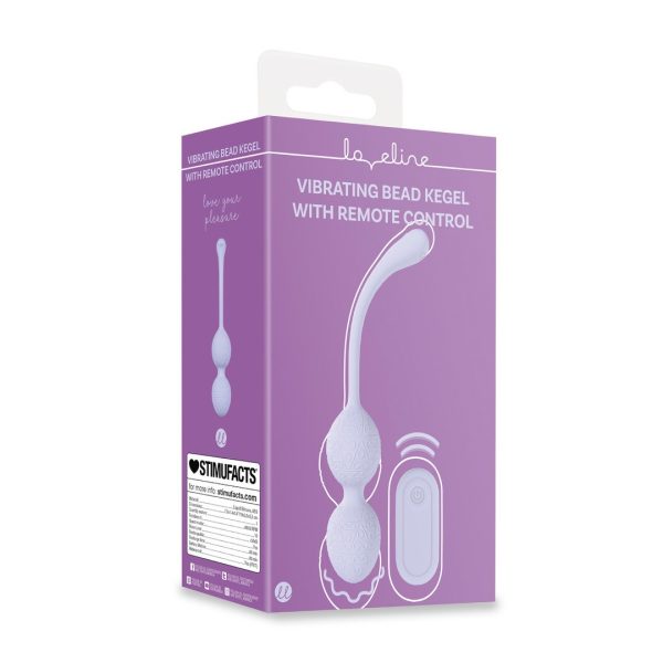 BOLAS VAGINAIS BEAD KEGEL COM VIBRAÇÃO E COMANDO (LAVENDER)