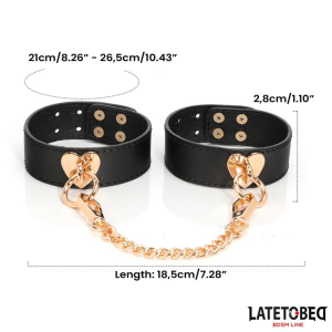 LATETOBED BDSM LINE – KIT BONDAGE DE 8 PEÇAS EM COURO COM MALA DE ARMAZENAMENTO - Image 14