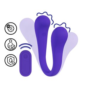 VIBRADOR FLEXÍVEL LOVELINE COM COMANDO (ROXO) - Image 6