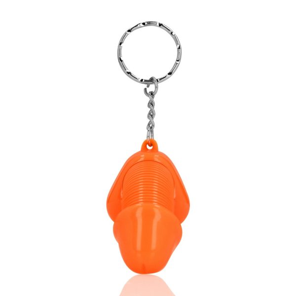 PORTA-CHAVES ERÓTICO SUPER WILLY (LARANJA)