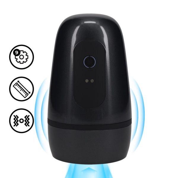 MASTURBADOR DE SUCÇÃO VIBROBATOR (GUN METAL)