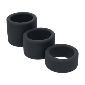 CONJUNTO DE 3 EXTENSORES PARA TESTÍCULOS LEVELZ | S/M/L PRETO 2 CONJUNTO DE 3 EXTENSORES PARA TESTÍCULOS LEVELZ | S/M/L PRETO - Image 1